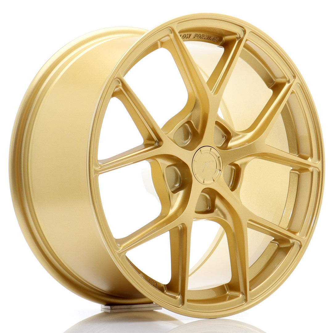 Llanta Japan Racing SL-01 Super Light 17x9" 5 tornillos a medida ET20-50 dorado