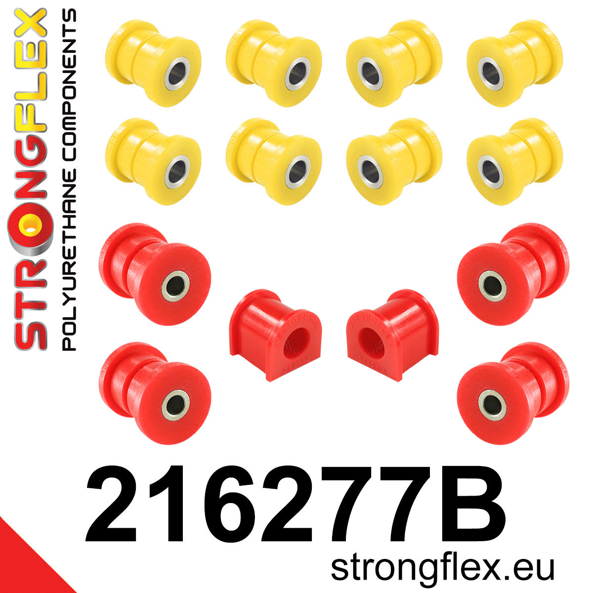 Kit de silentblock de suspensión trasera Toyota Celica T200 AT200 ST202 (216277B)