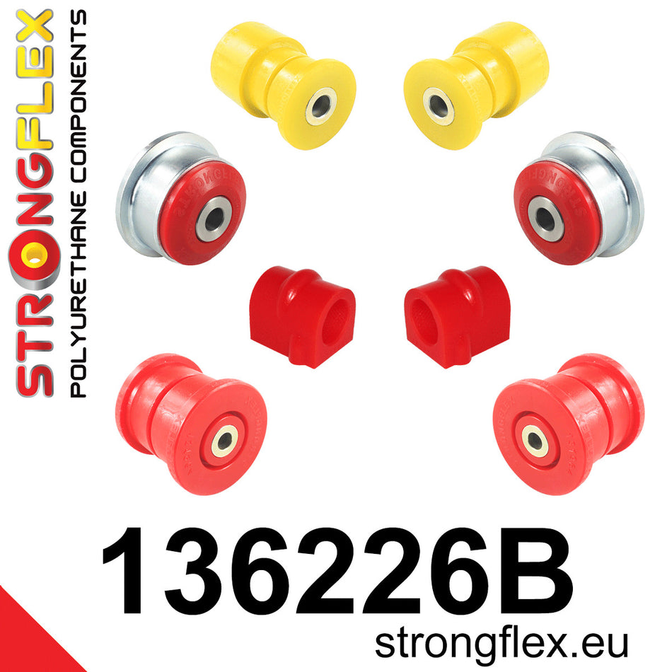 Kit de silentblocks de suspensión delantera y trasera Opel Corsa X01 Tigra (136226B)