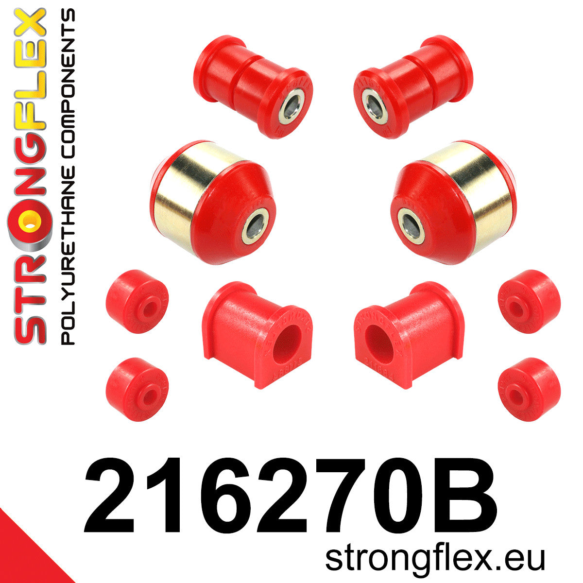 Kit de silentblocks de suspensión delantera Toyota MR2 W30 (216270B)