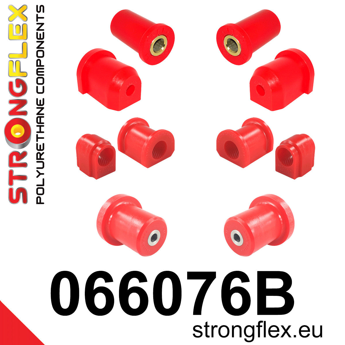 Kit de suspensión delantera y eje trasero Fiat Uno MK1 MK2 Turbo (066076B)