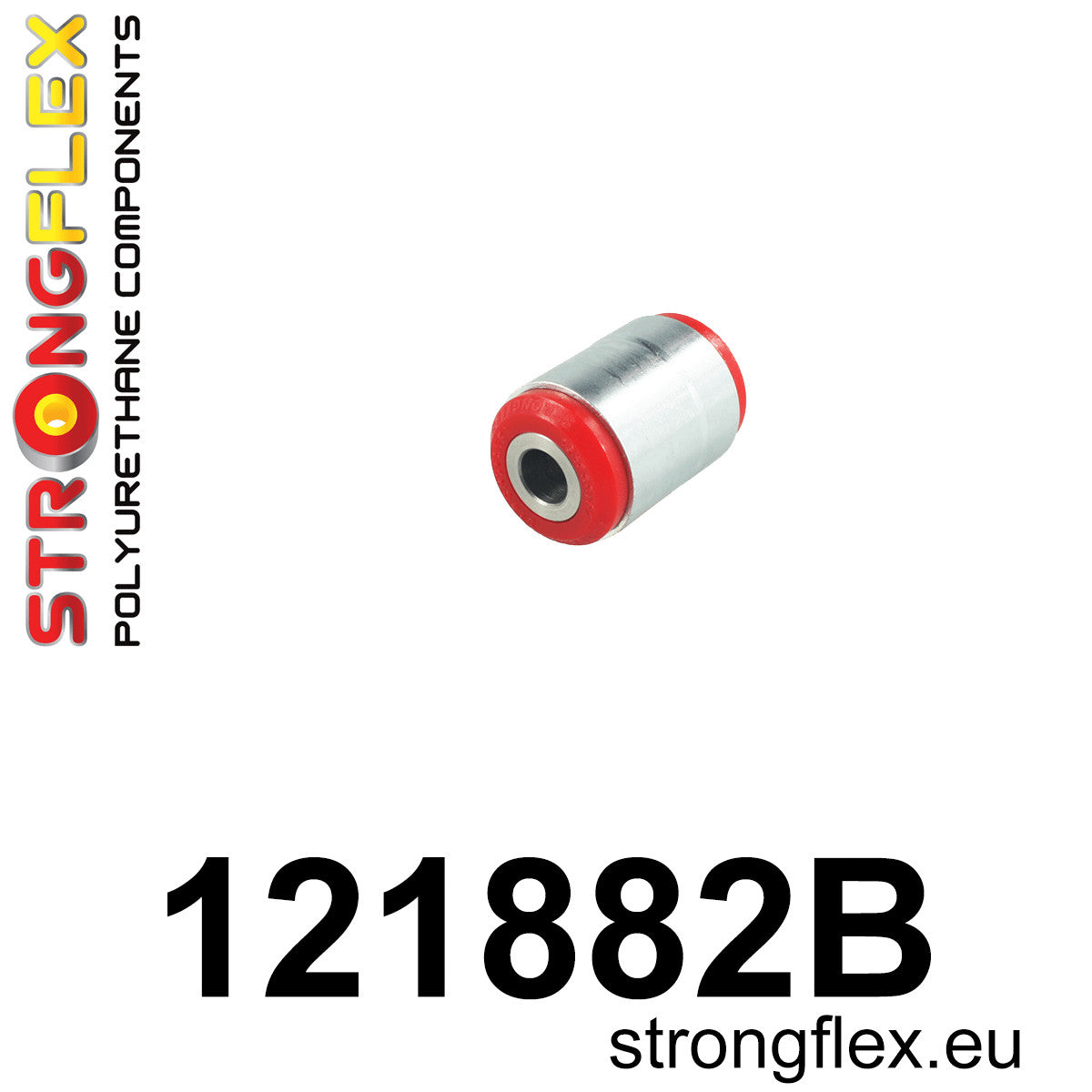 Silentblock del brazo de control inferior trasero Citroën C-Crosser (121882B)