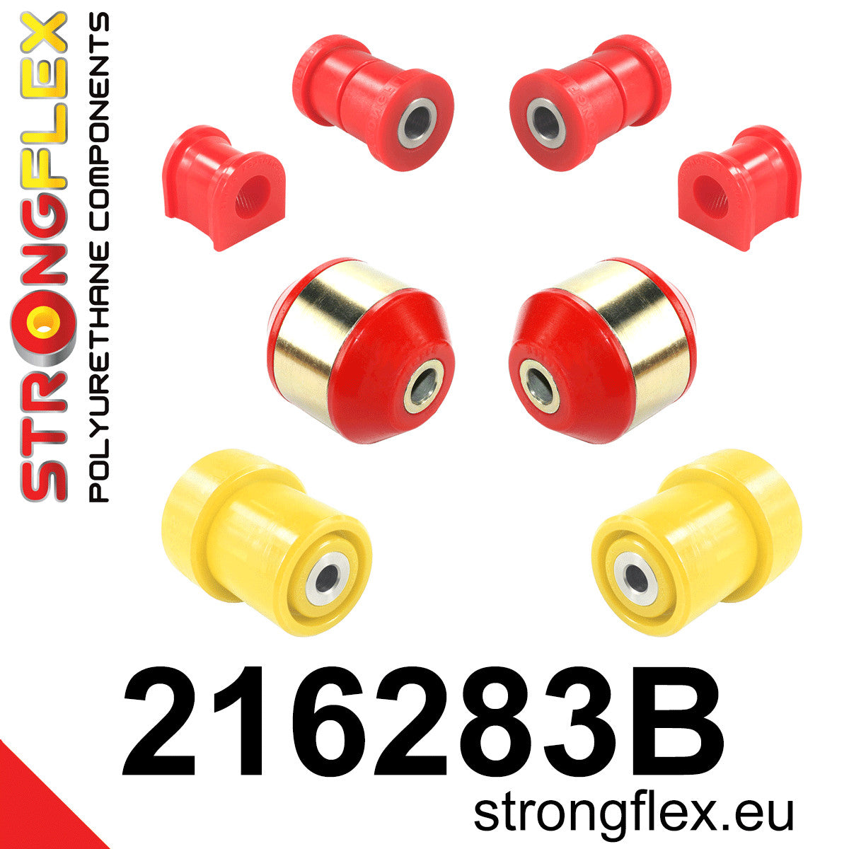 Kit de suspensión delantera y trasera Toyota Yaris P1 Yaris Verso P2 (216283B)