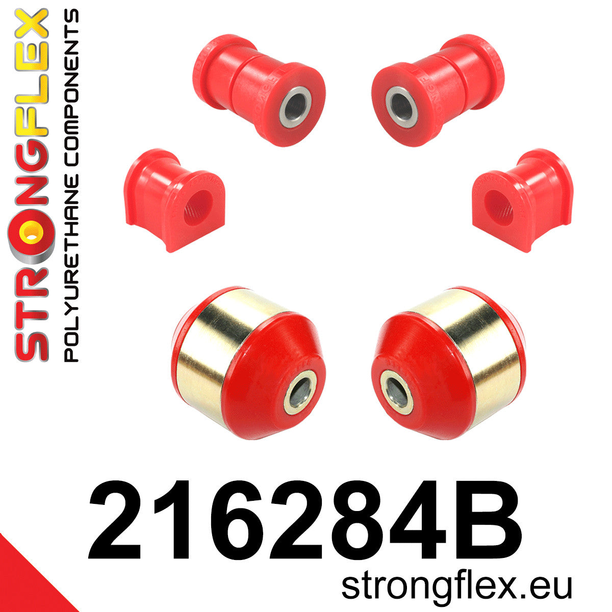 Kit de silentblocks de suspensión delantera Toyota Yaris P1 Yaris Verso  P2 (216284B)