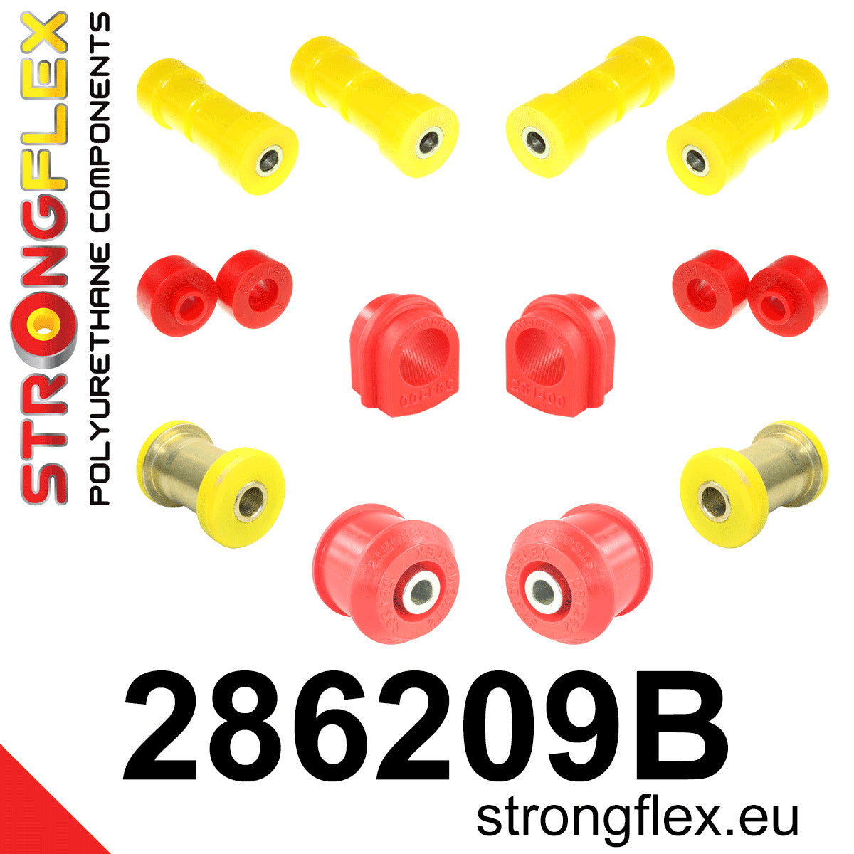 Kit de silentblocks de suspensión delantera Nissan Skyline R32 RWD (286209B)