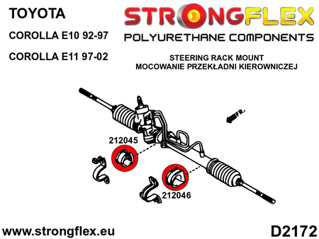 Kit completo de suspensión SPORT Toyota Corolla E100 E110 FWD (216285A)