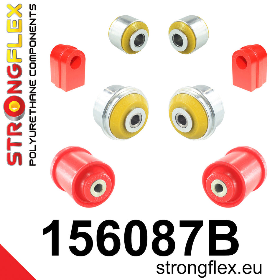 Kit de silentblocks de suspensión delantera y eje trasero Renault Mégane (156087B)