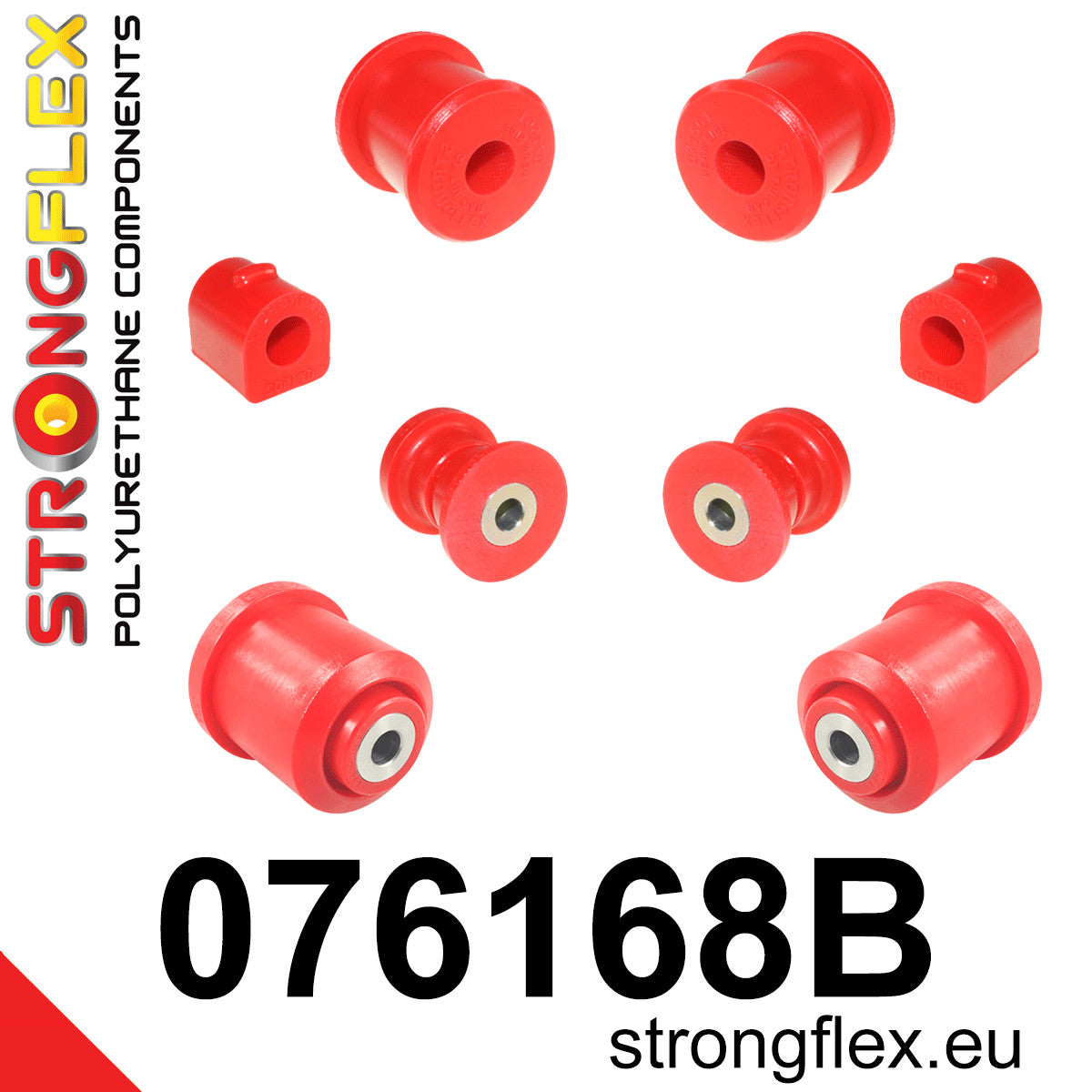 Kit de suspensión delantera y eje trasero Ford Fiesta MK6 Fusion 2 Demio (076168B)
