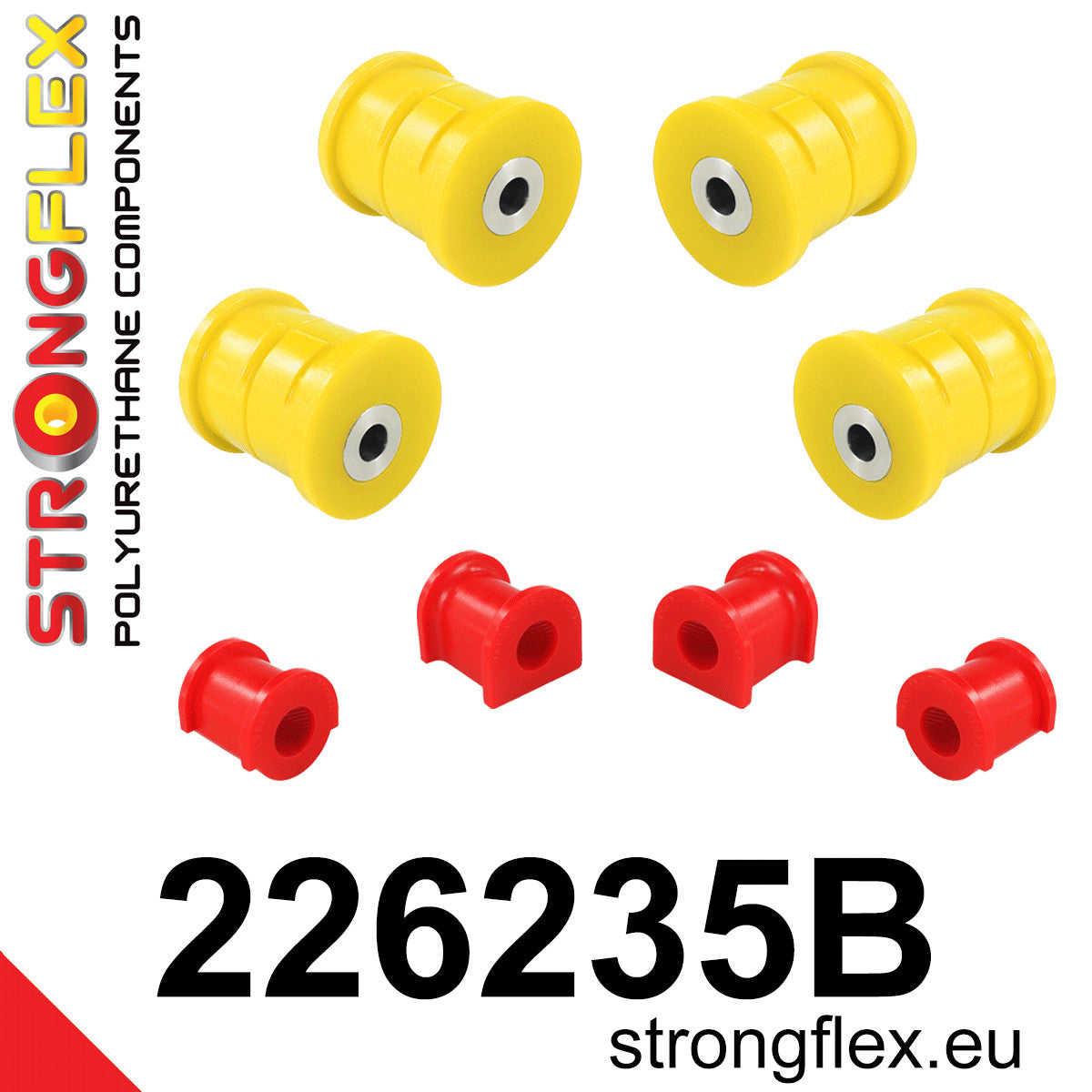 Kit de silentblock de suspensión trasera Volkswagen (226235B)