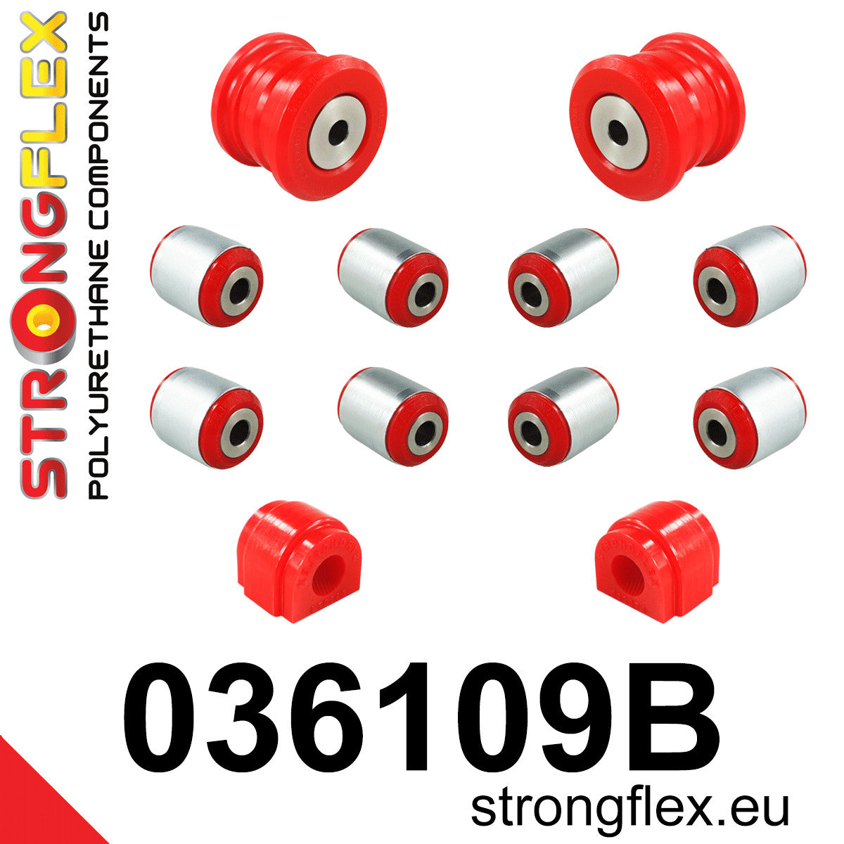 Kit de silentblocks de suspensión trasera BMW F48 F39 F45 F46 F54 F56 (036109B)