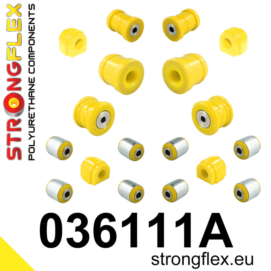 Full suspension  polyurethane bush kit SPORT - Mini > Mini F55/F56/F57 |Mini > Mini F54 Clubman / F60 Countryman  > F54 / F60 FWD|BMW > Seria 1 > III  F40 > F40 FWD|BMW > Seria 2 > I  F44 / F45 / F46 > F44/F45/F46 FWD|BMW > X1 > II  F48 > F48 FWD|BMW > X2