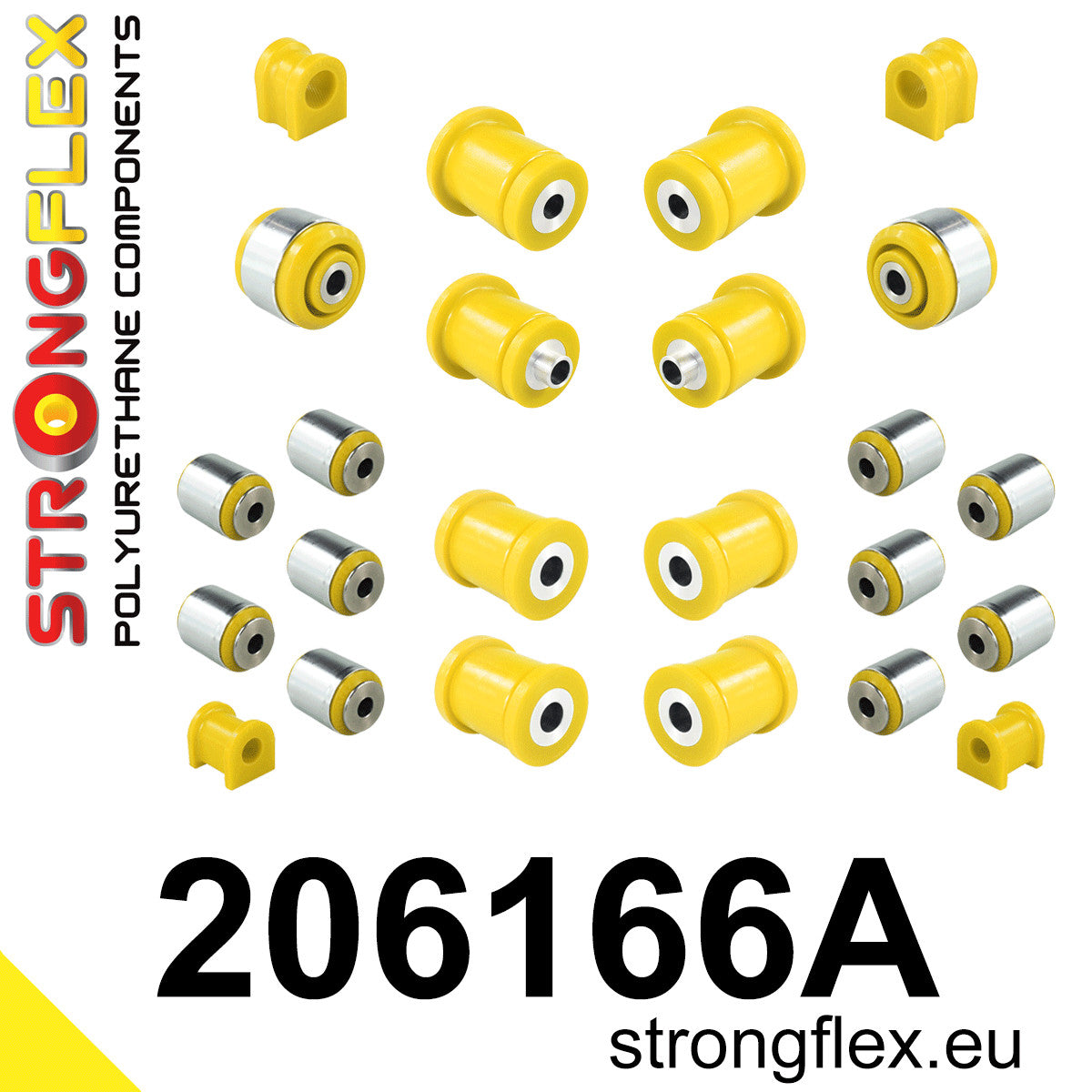 Kit completo de silentblocks de suspensión SPORT Suzuki Kizashi FWD (206166A)