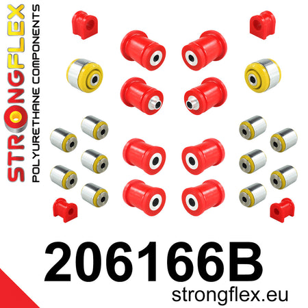 Kit completo de silentblocks de suspensión Suzuki Kizashi FWD (206166B)