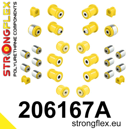 Kit completo de silentblocks de suspensión SPORT Suzuki Kizashi AWD (206167A)