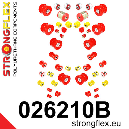 Kit completo de silentblocks de suspensión Audi A6 C6 FWD S6 RS6 (026210B)