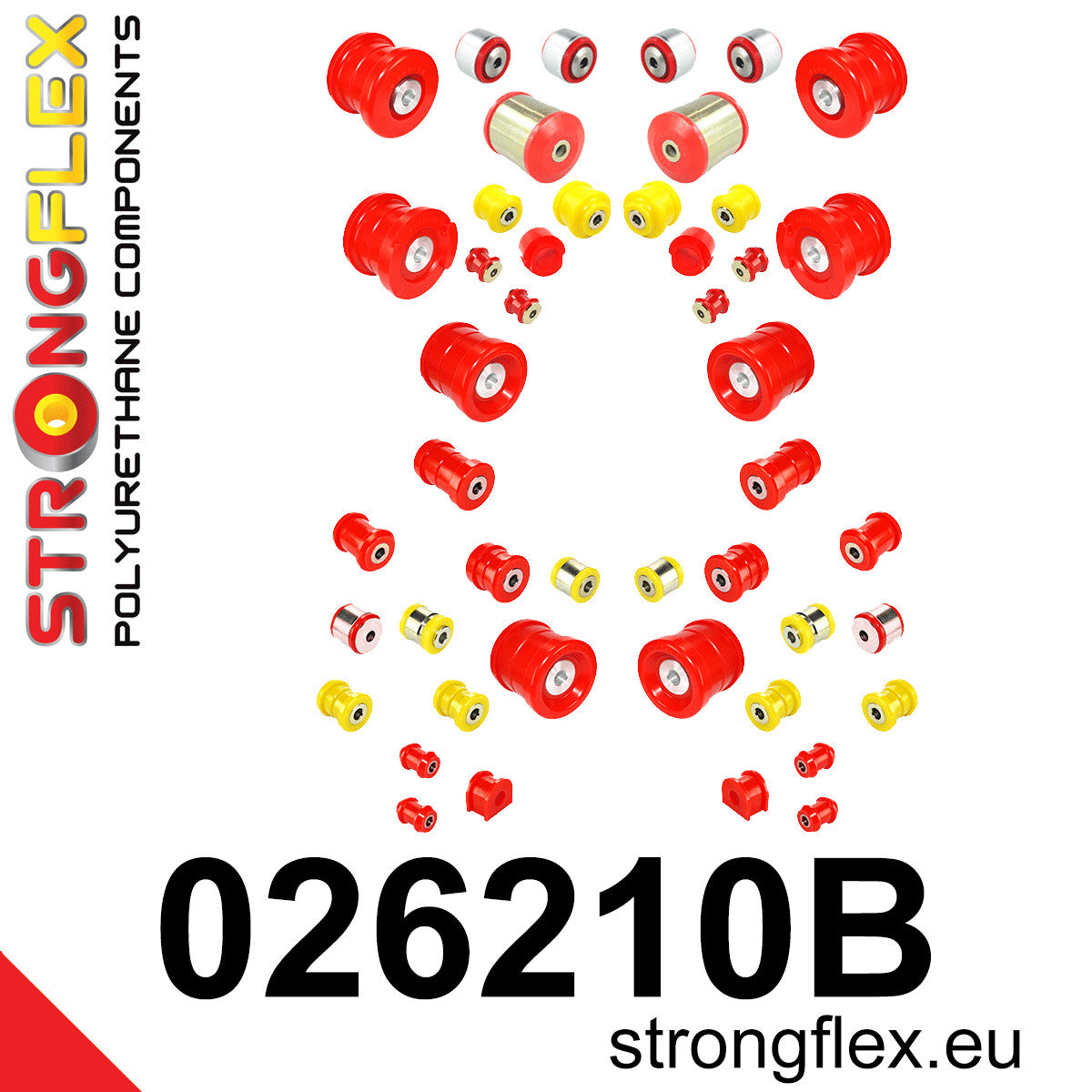 Kit completo de silentblocks de suspensión Audi A6 C6 FWD S6 RS6 (026210B)