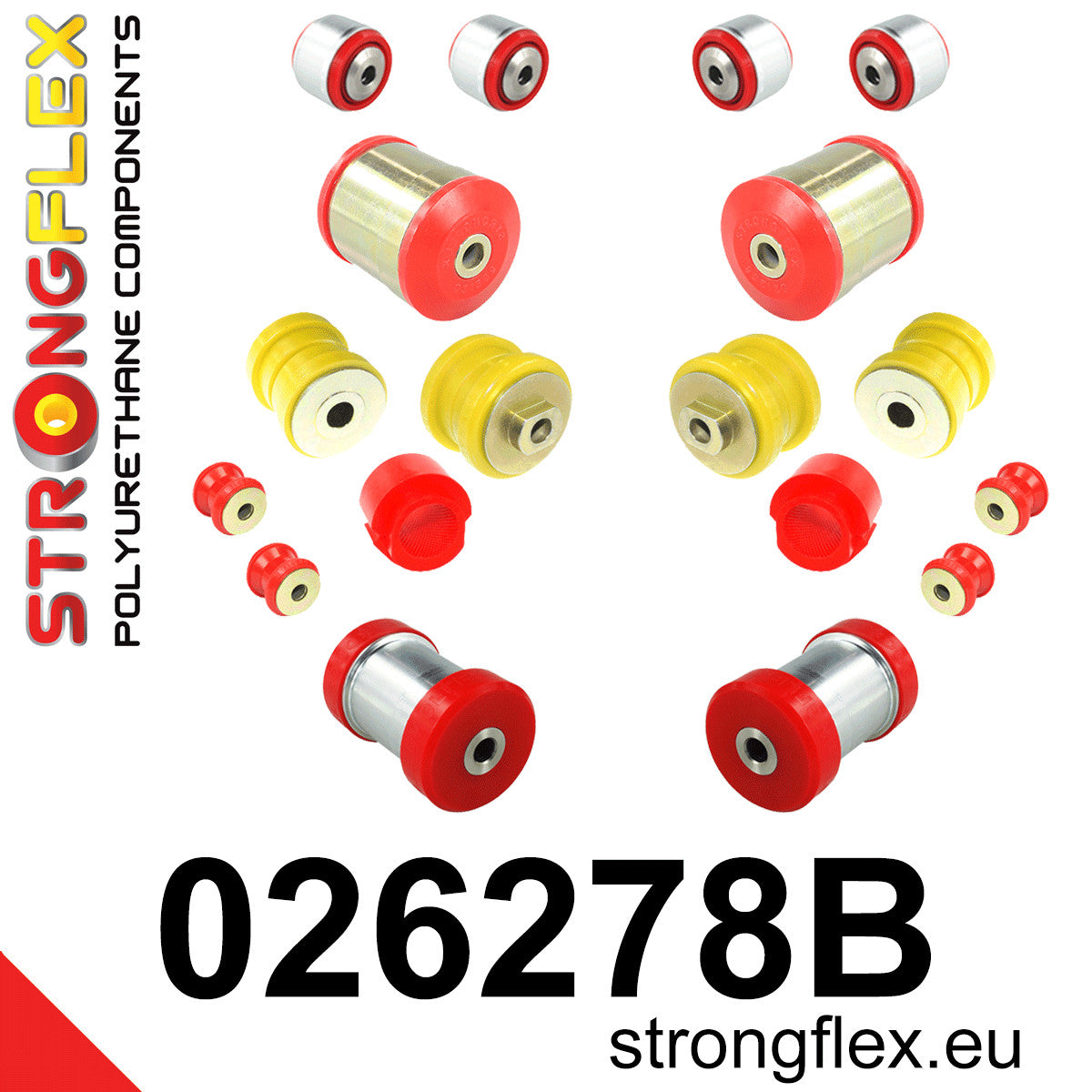 Kit de suspensión delantera y eje trasero Audi A4 B5 FWD S4 RS4 (026278B)
