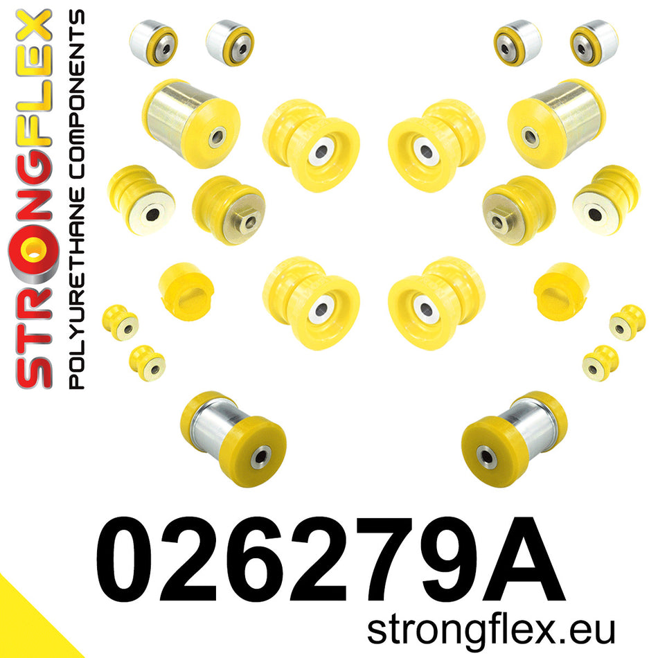 Kit completo de silentblocks de suspensión SPORT Audi A4 B5 FWD S4 RS4 (026279A)