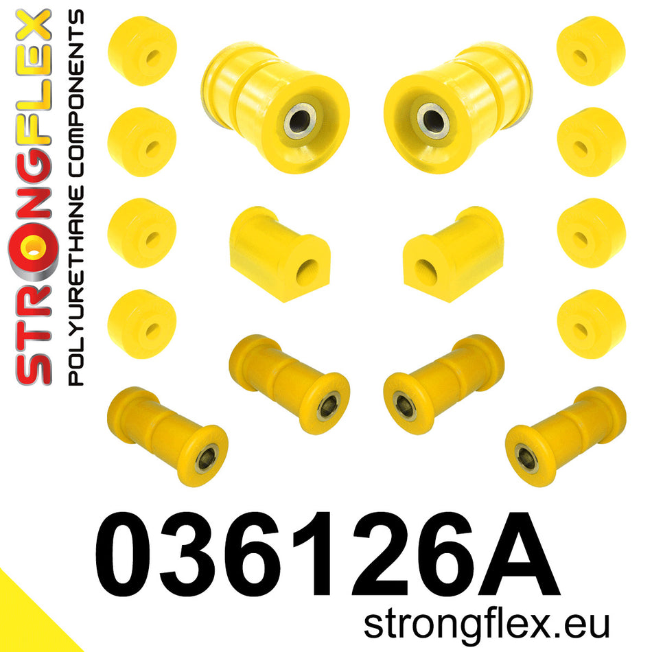 Rear suspension bush kit SPORT - BMW > Seria 6 > I  E24 > E24 |BMW > E3 / E9 |BMW > Seria 5 > I  E12