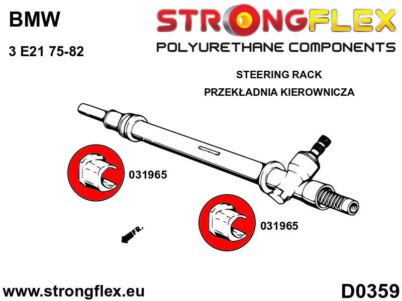 Steering rack bush SPORT - BMW > Serie 3 > I  E21