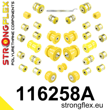 Kit completo de suspensión SPORT Mercedes Clase C W204 C207 A207 RWD (116258A)