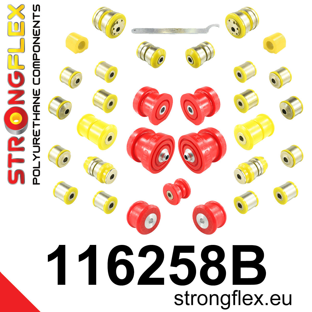 Kit completo de suspensión Mercedes Clase C W204 C207 A207 RWD Clase E (116258B)