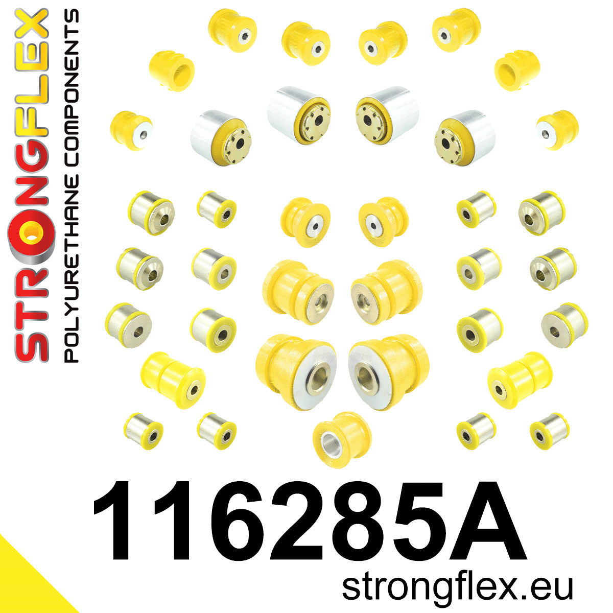 Kit completo de suspensión de poliuretano RWD SPORT Mercedes Clase E W211 (116285A)
