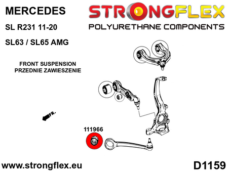 Silentblock delantero de la suspensión delantera SPORT Mercedes Clase E (111966A)