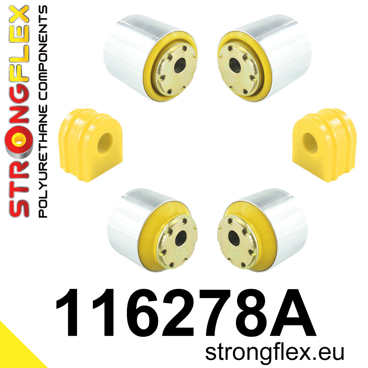 Kit de silentblocks de suspensión delantera SPORT Mercedes SLK R171 (116278A)