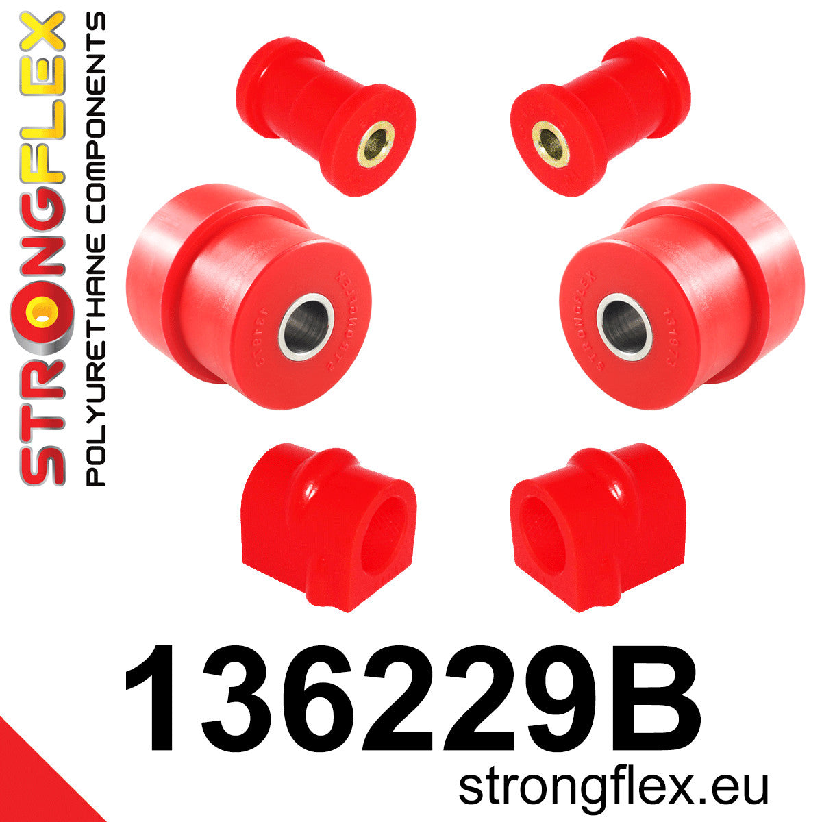 Kit de silentblocks de suspensión delantera Saab 9-5 YS3E (136229B)
