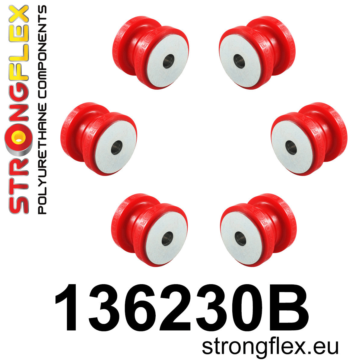 Kit de silentblock del subchasis delantero Saab 9-5 YS3E (136230B)