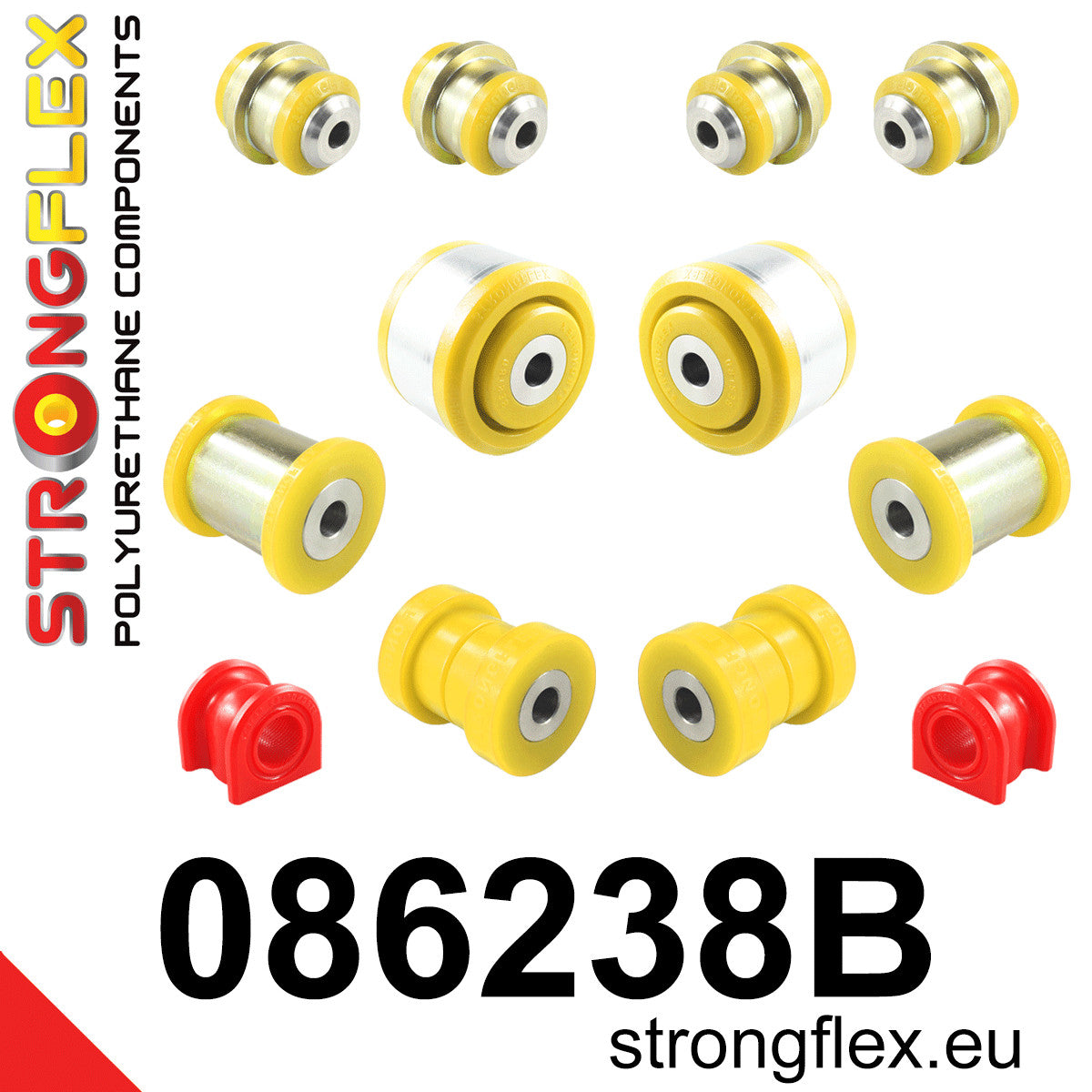 Kit de silentblocks de suspensión delantera Honda Accord UA8 UA9 CU2 TL TSX (086238B)