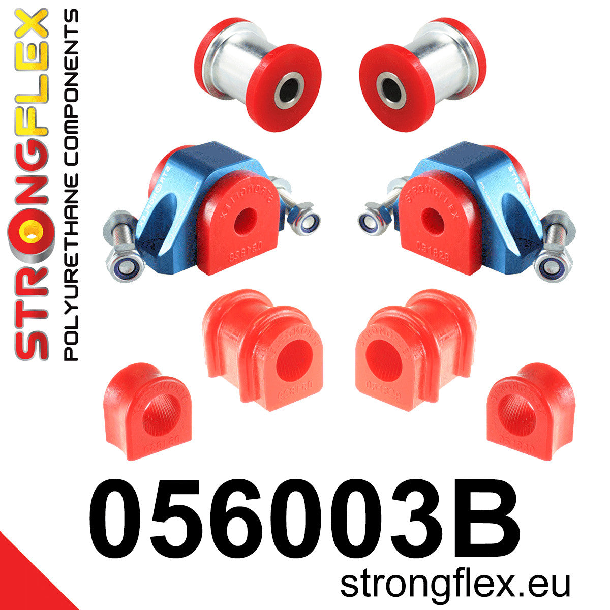 Kit de silentblocks de suspensión delantera Citroën AX Saxo Chanson 106 (056003B)