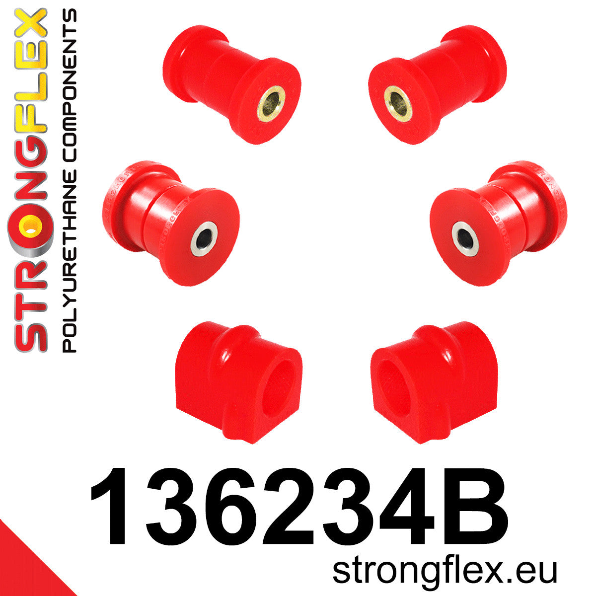 Kit de silentblocks de suspensión delantera Opel Vectra Cavalier (136234B)