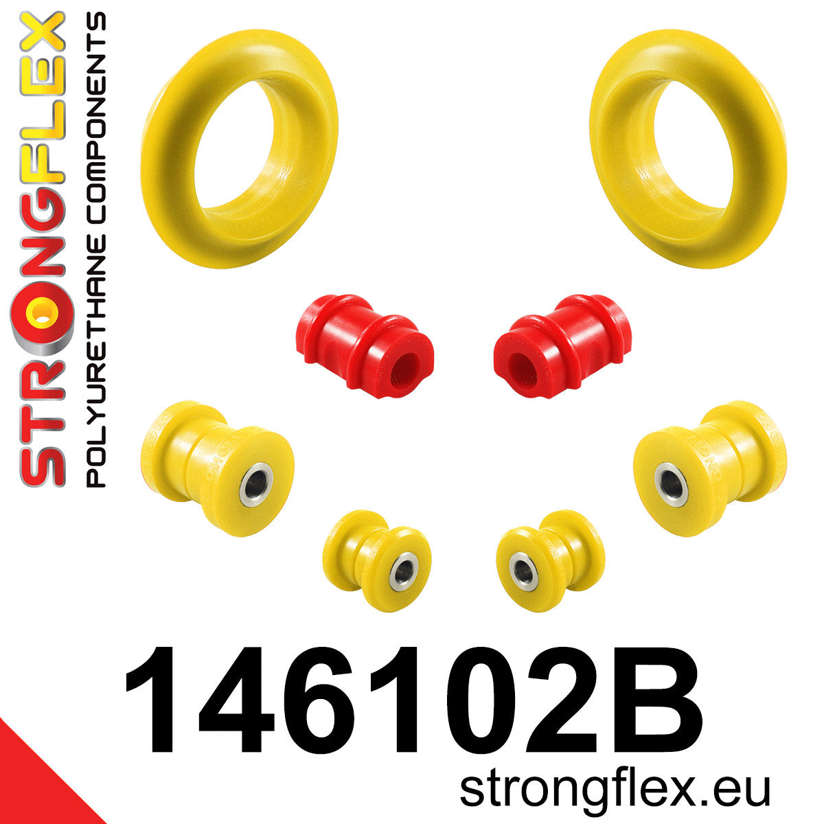 Kit de silentblocks de suspensión delantera Citroën C15 Visa 309 205 (146102B)