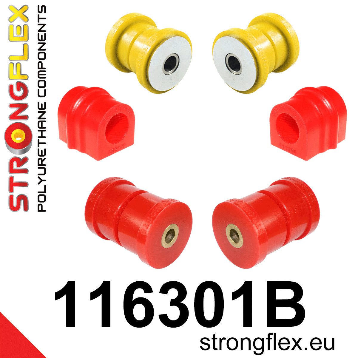 Kit de silentblocks de suspensión delantera Mercedes Clase C W203 4MATIC (116301B)