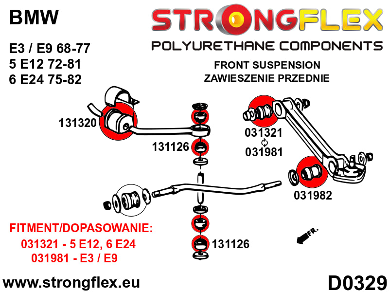 Front arm – inner bush - BMW > E114 / E115 Neue Klasse |BMW > E3 / E9