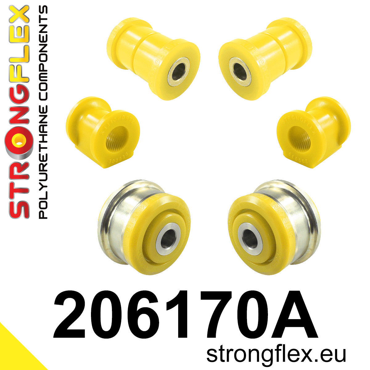 Kit de silentblocks de suspensión delantera SPORT Fiat Sedici FWD AWD SX4 (206170A)