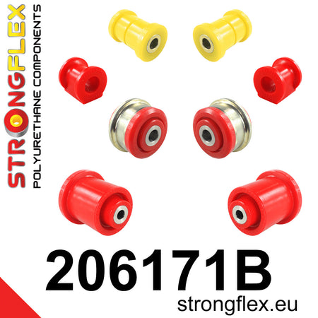 Kit de suspensión delantera y eje trasero Fiat Sedici FWD AWD SX4 (206171B)