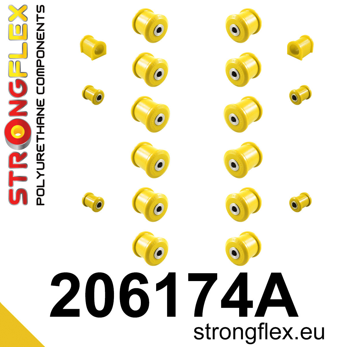 Kit completo de silentblocks de suspensión SPORT Suzuki Jimny (206174A)