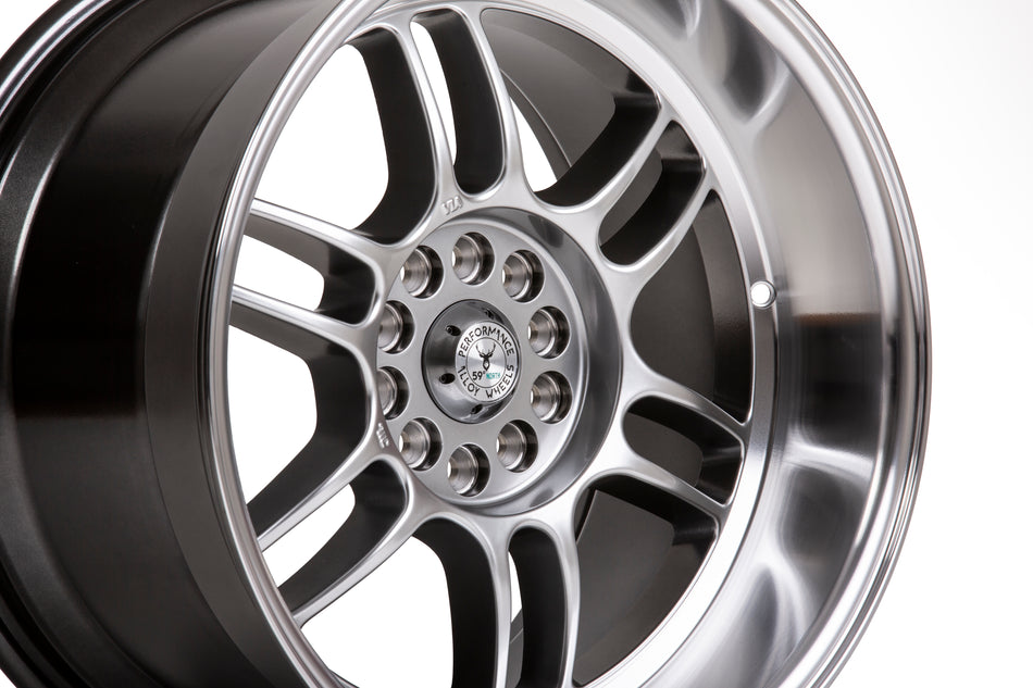 59°North D-006 18x10.5" 5x114.3/120 ET15, Hyper Black