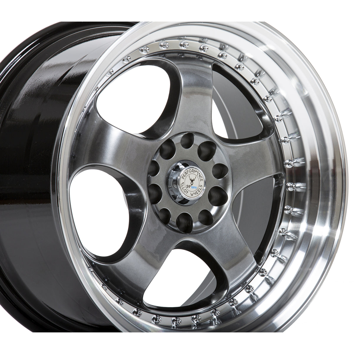 Llanta 59°North D-002 18x9,5" 5x100/108 ET20 negro hyper