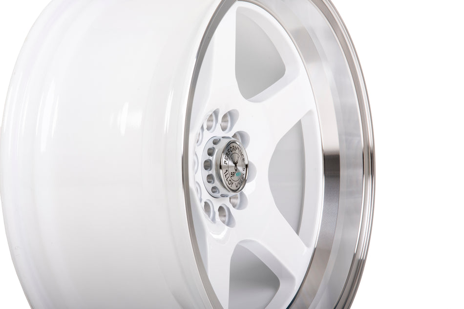 59°North D-004 17x8.5" 5x100/108 ET10, White