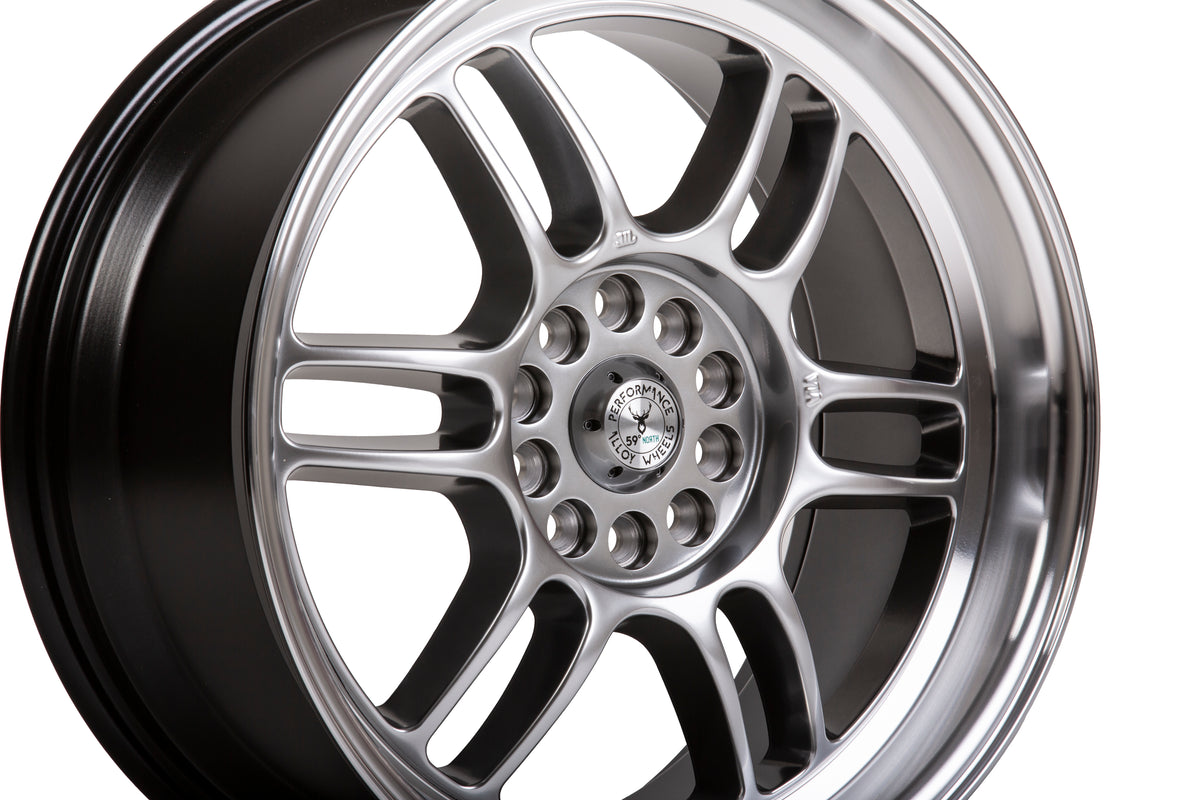 Llanta 59°North D-006 18x8,5" 5x114.3/120 ET35 negro hyper