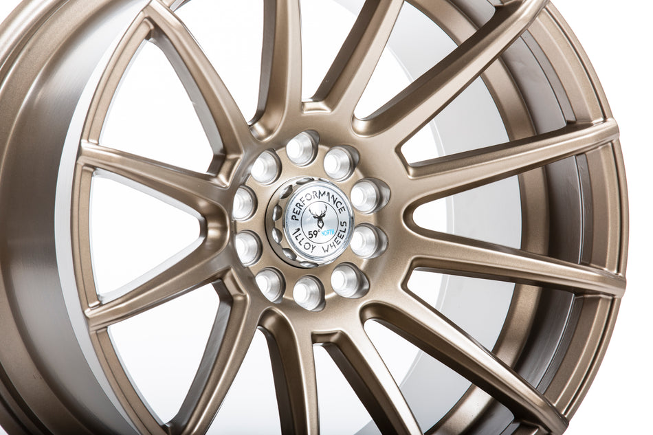 59°North D-005 18x9.5" 5x108/112 ET20, Bronze