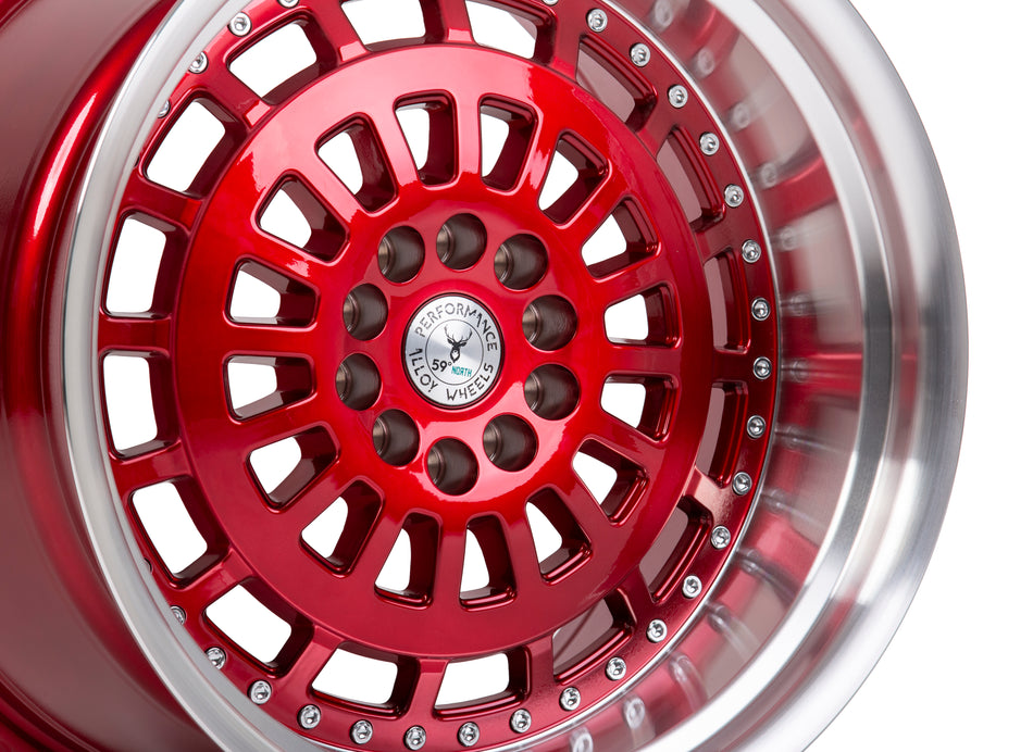 59°North D-007 19x11" 5x114.3/120 ET20, Red