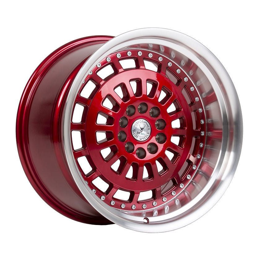 59°North D-007 18x11" 5x114.3/120 ET15, Red