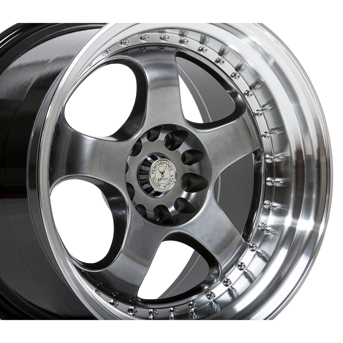 Llanta 59°North D-002 18x10,5" 5x100/108 ET15 negro hyper