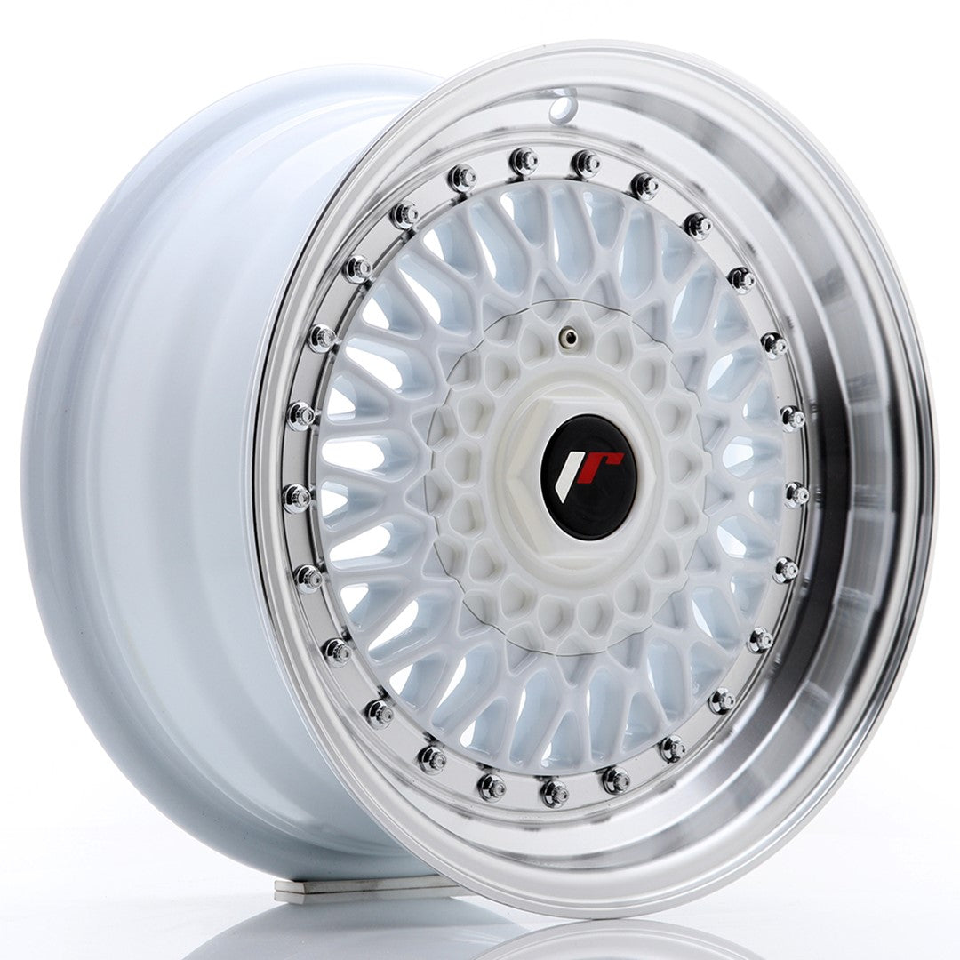 Llanta Japan Racing JR-9 15x7" 4x100/4x108 ET20 blanco