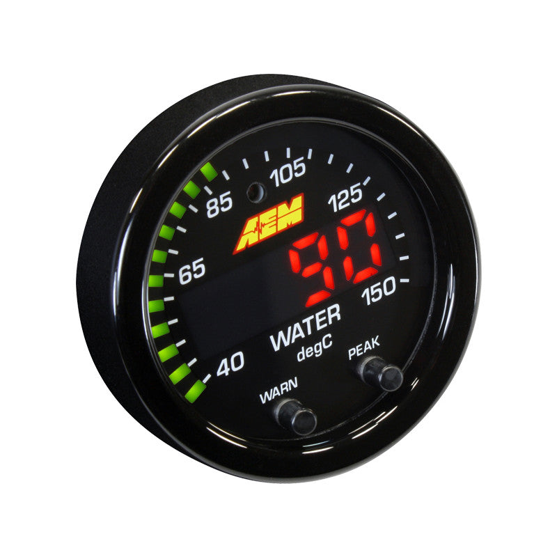 Reloj de temperatura de agua AEM serie X
